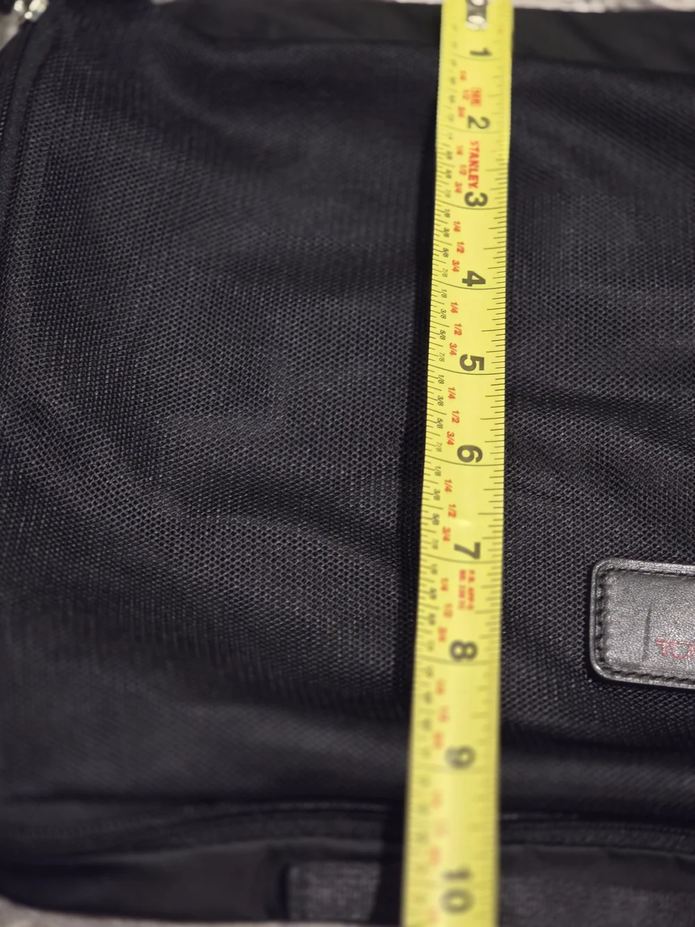 Tumi Black Nylon Travel Toiletry Kit